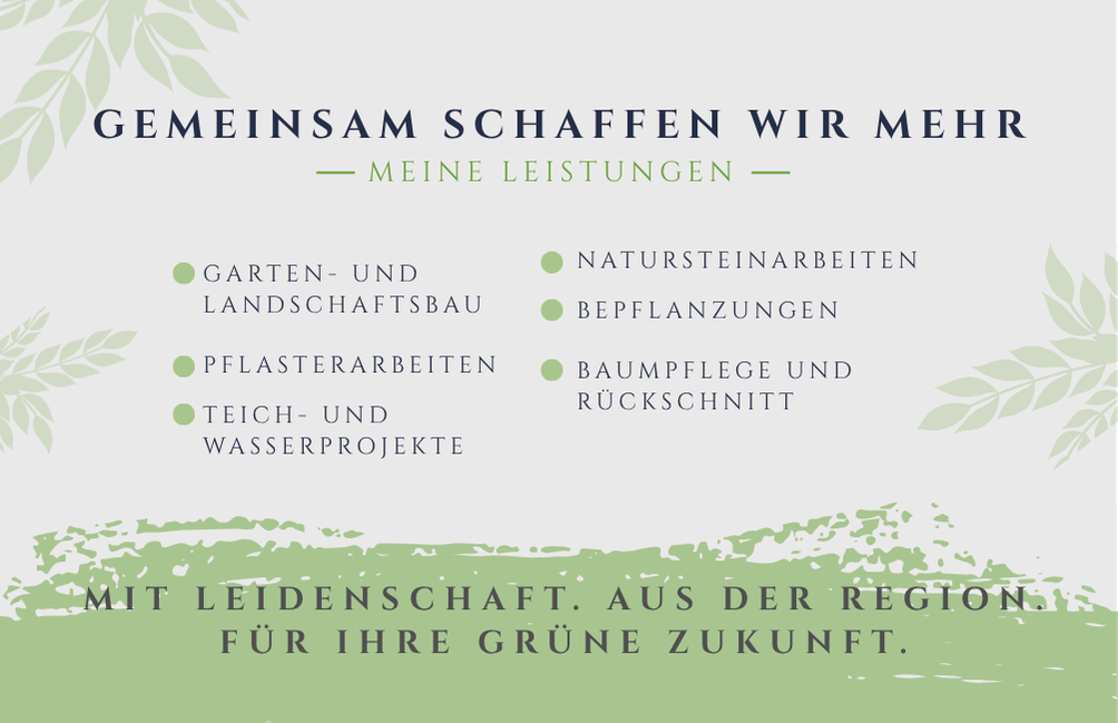 Leistungsübersicht Ruhrpott GaLaBau