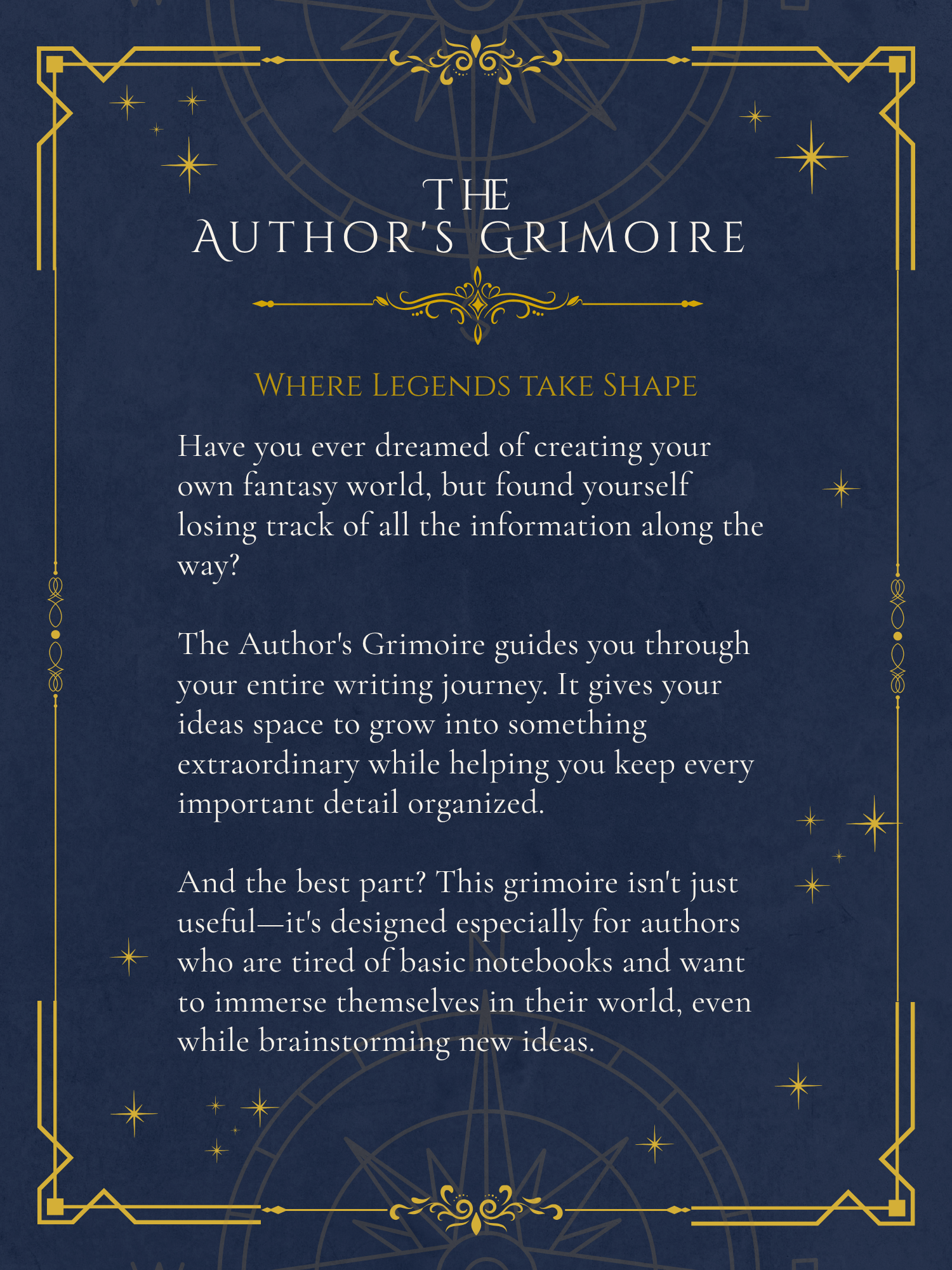 Innenansicht und Einführung von The Author's Grimoire